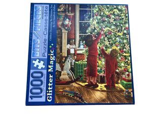 Bits & Pieces Glitter Magic Decorating Christmas Tree 1000 pc Jigsaw Puzzle